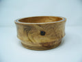 Maple Bowl - Medium Size with blue inlay around the rim.