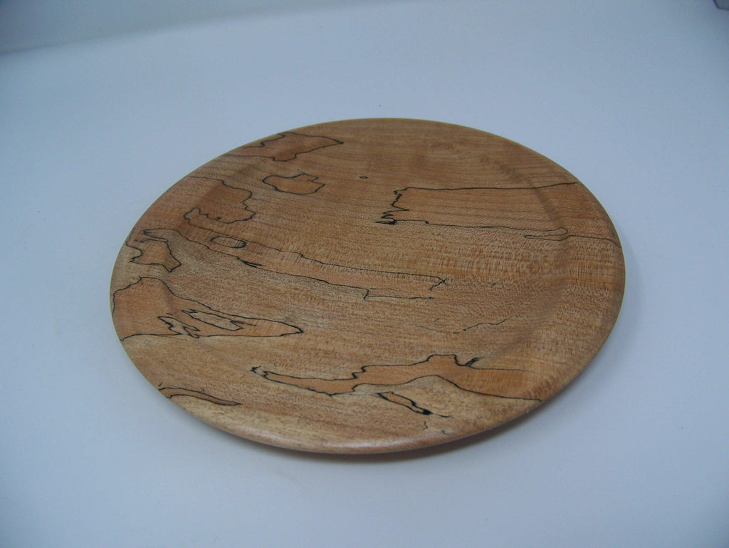 Maple Plate  - Lathe Turned - food safe