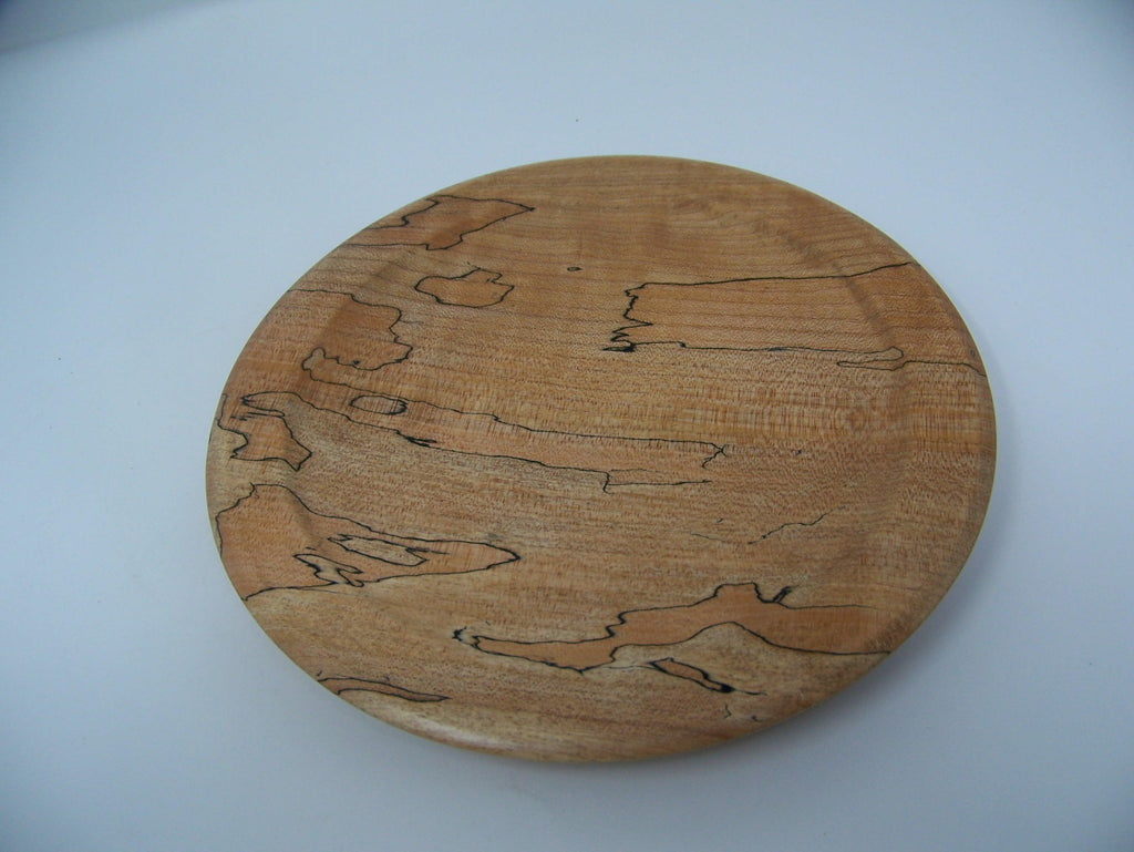 Maple Plate  - Lathe Turned - food safe