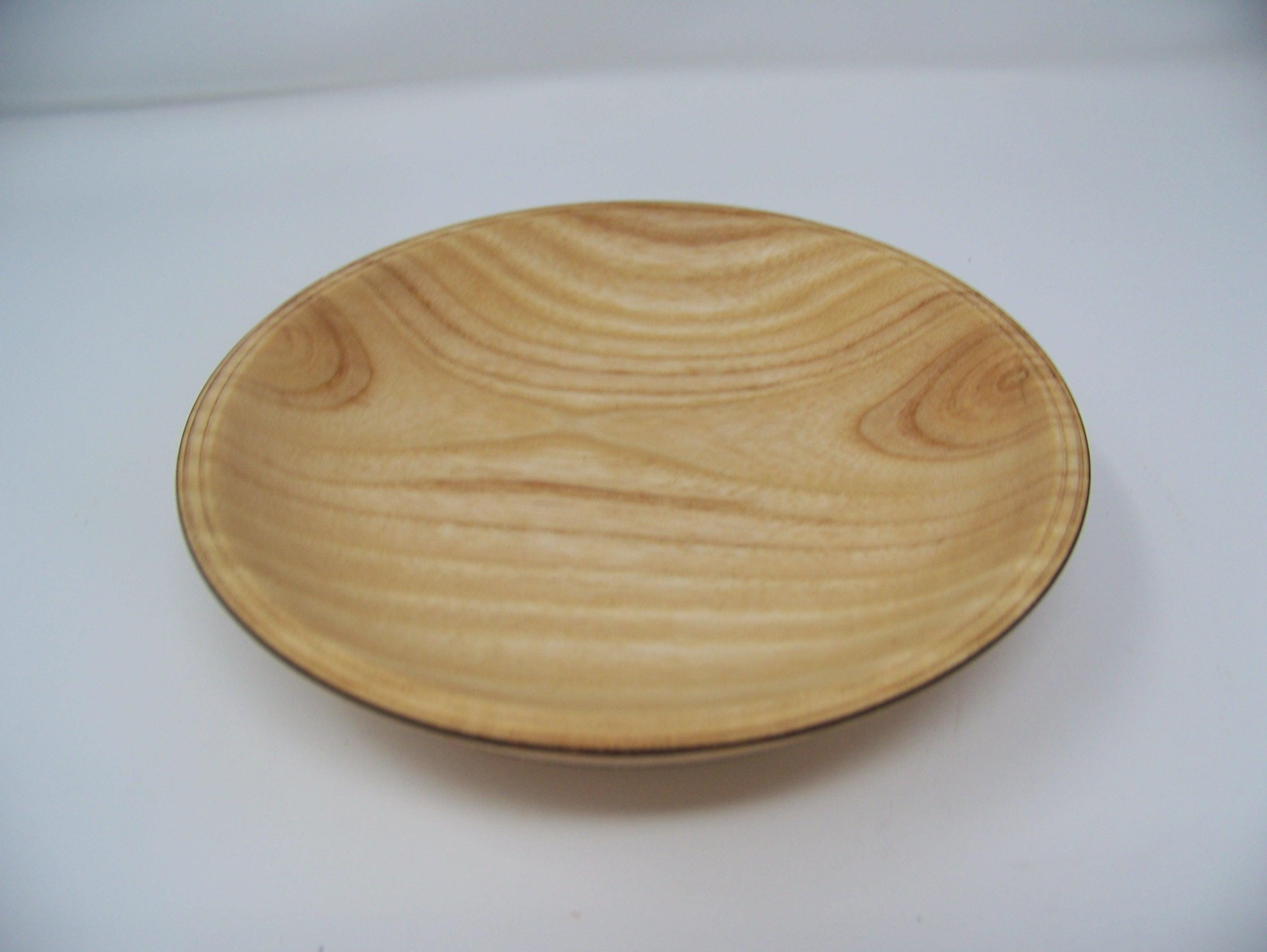 Ash Bowl - lathe turned - detailing around bowl
