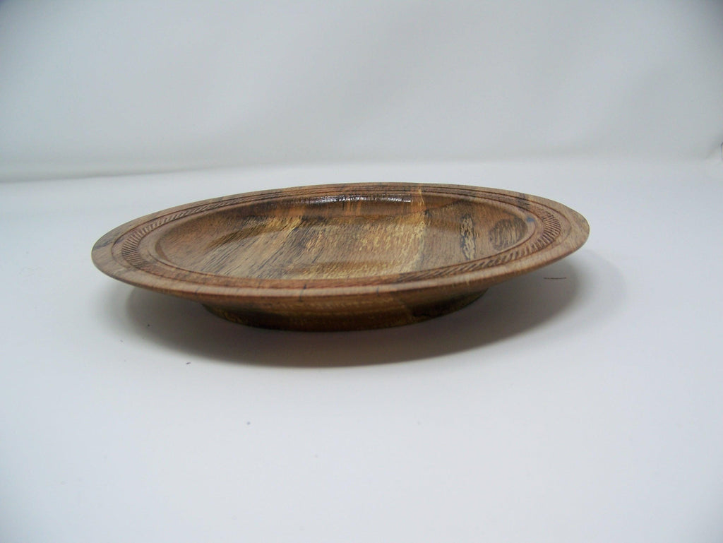 Oak Plate - lathe turned - food safe