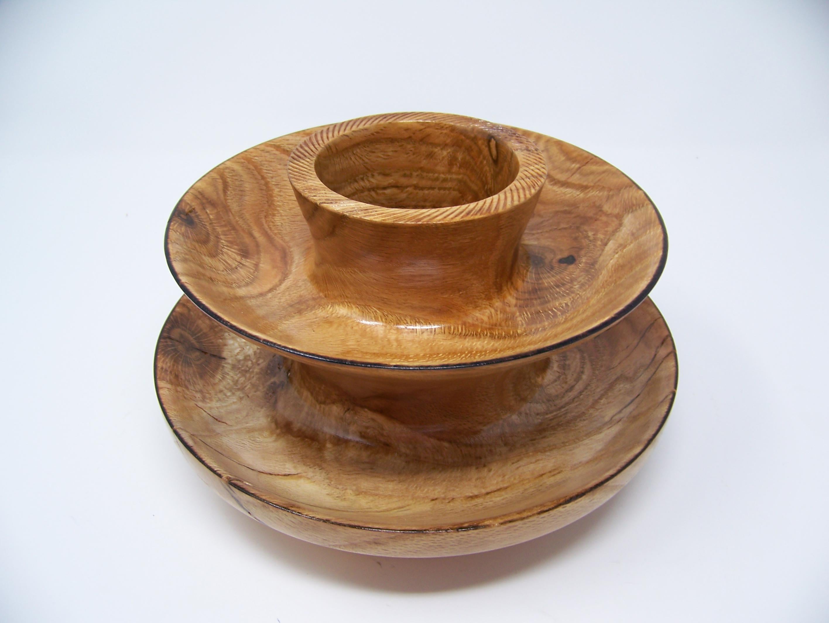 Oak Desk top Organizer - 3 Tier