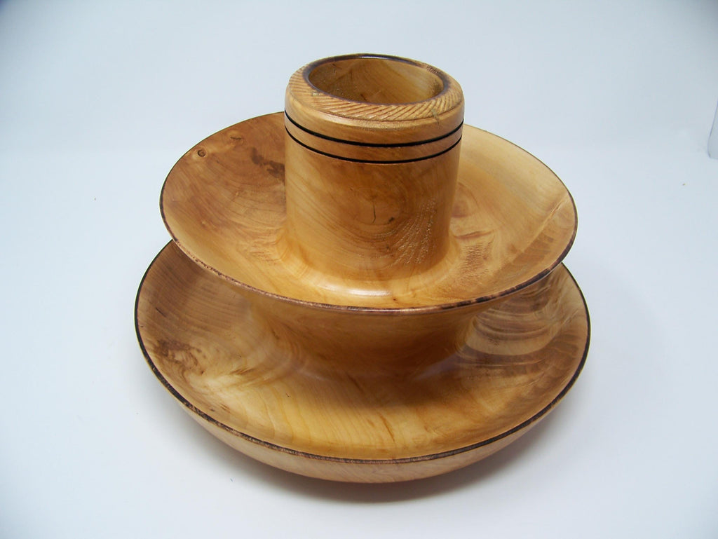 Willow Desk Top Organizer - 3 Tier - Lathe Turned