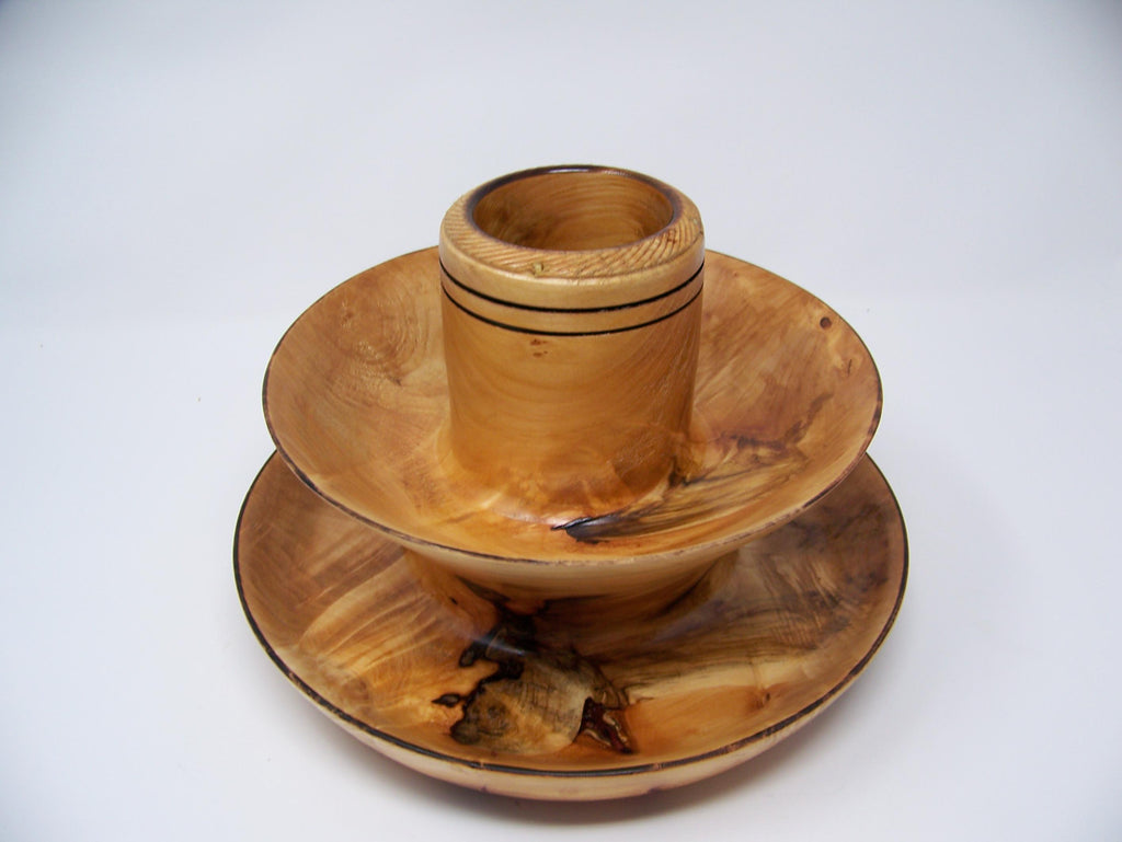 Willow Desk Top Organizer - 3 Tier - Lathe Turned