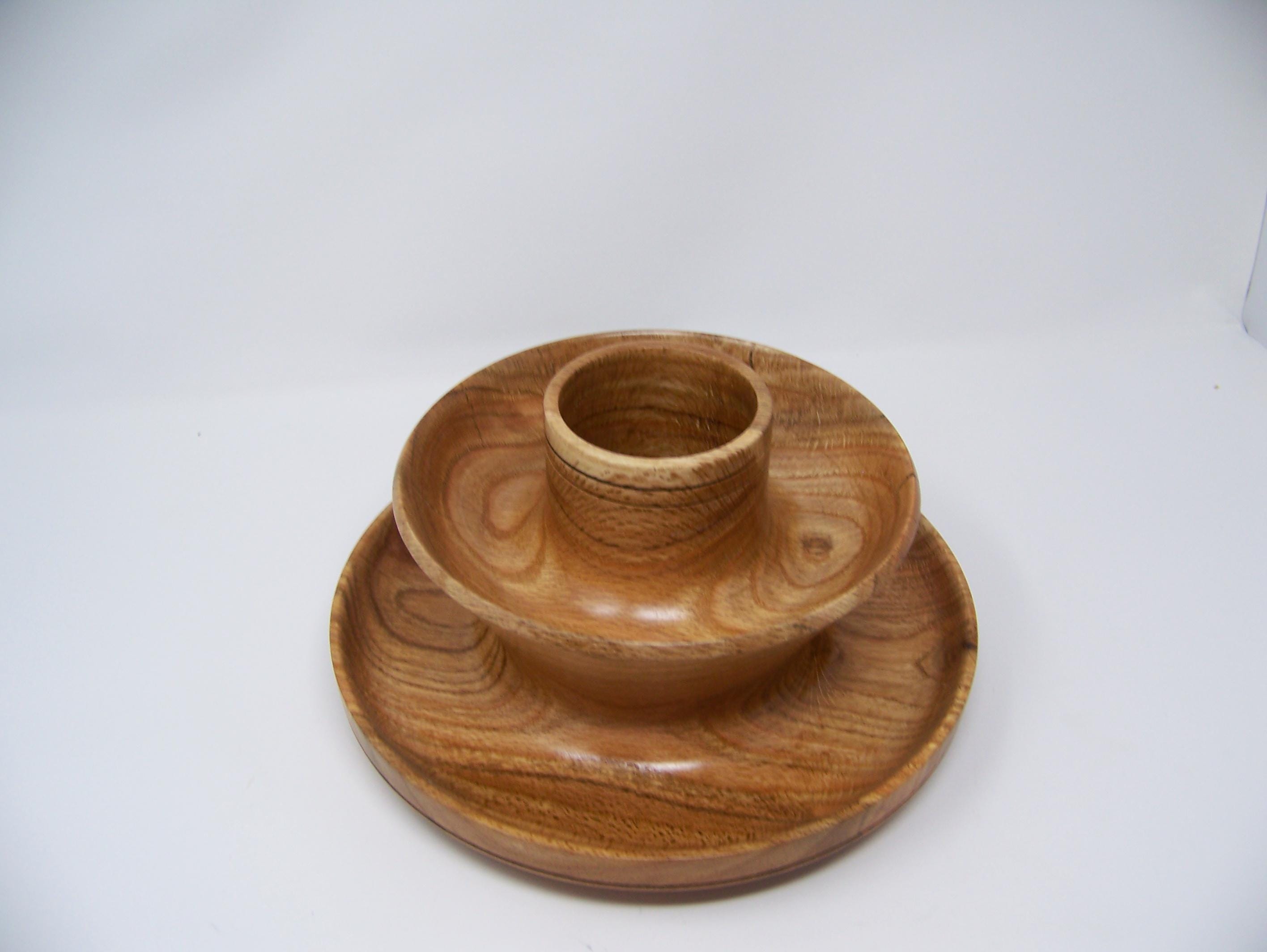Oak Desk Top Organizer - 3 Tier - Lathe turned
