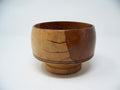 Apple Wood bowl - Lathe Turned - unique wood grain.