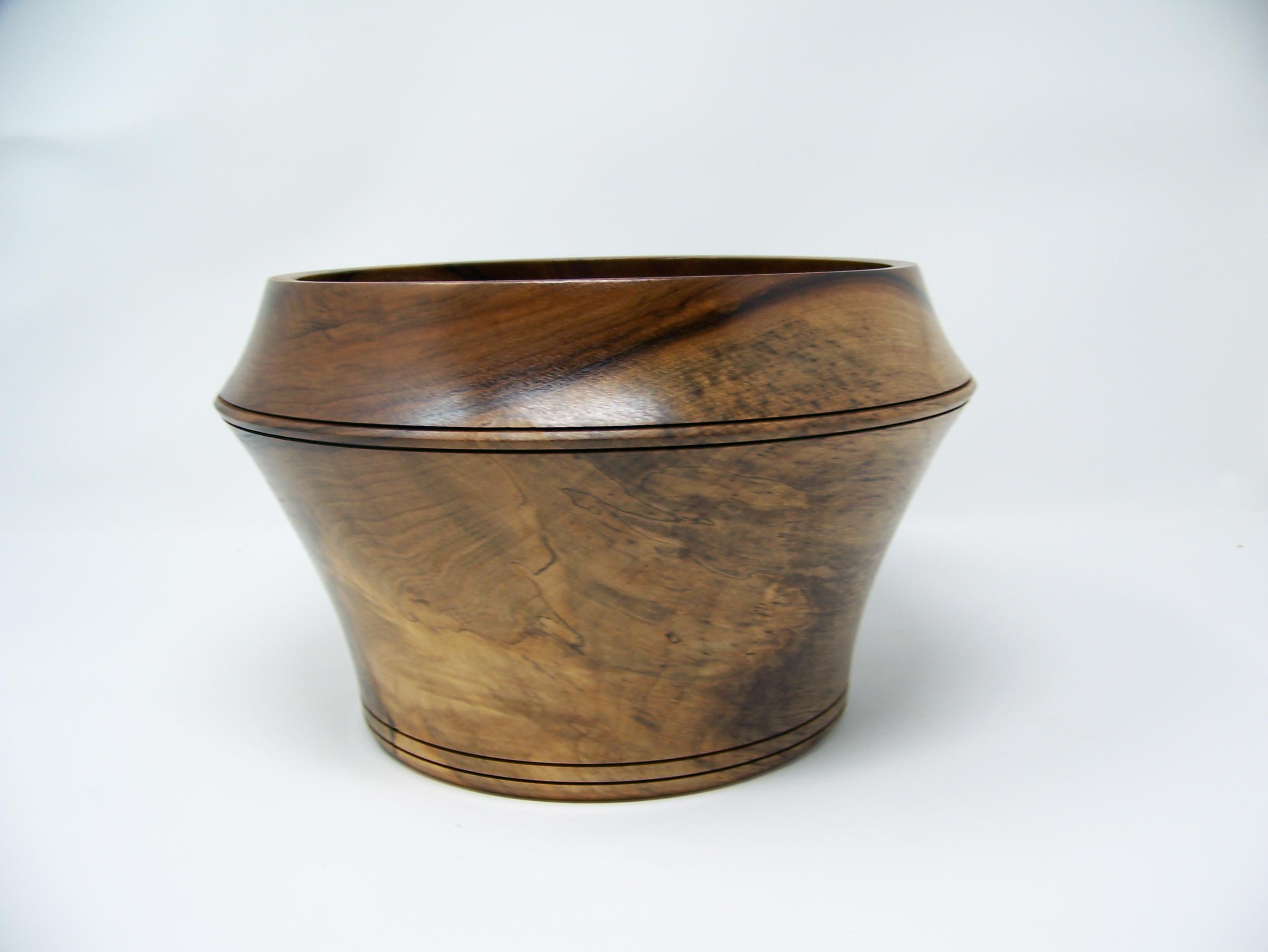 Black Walnut decorative bowl.