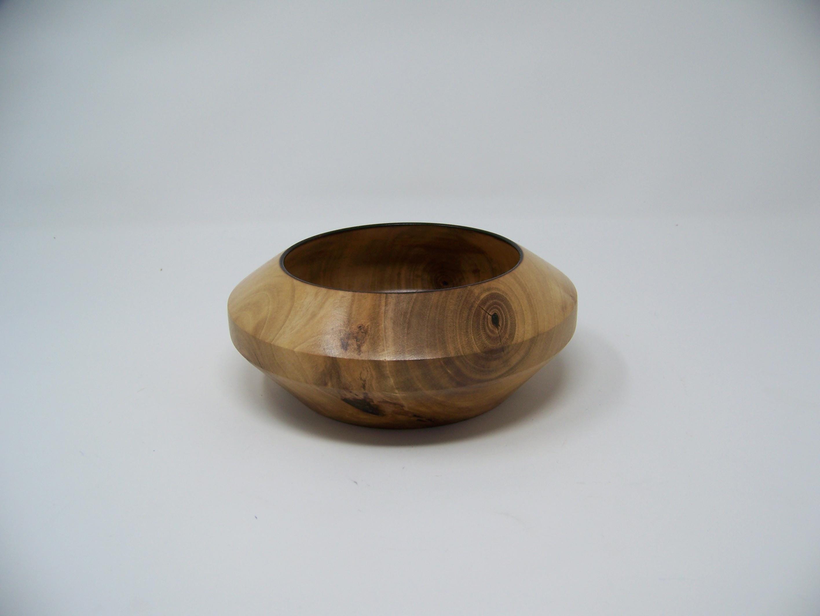 Locust bowl - beautiful design - wood grain -
