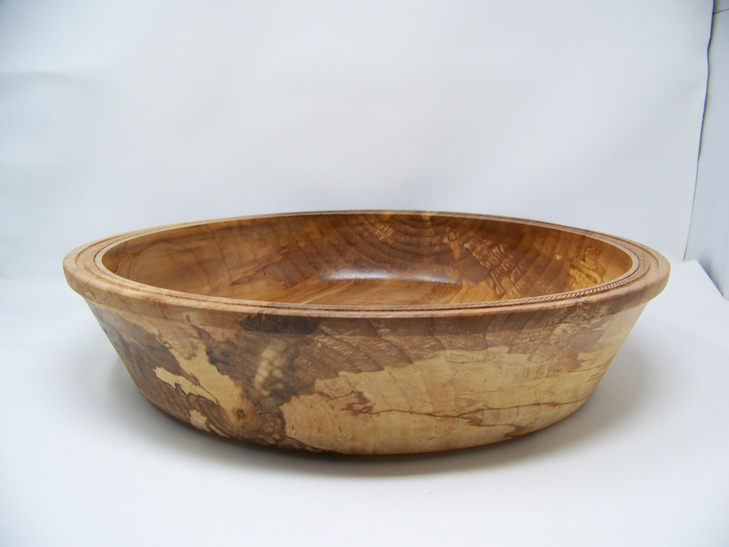 Spalted Maple Large Bowl with details