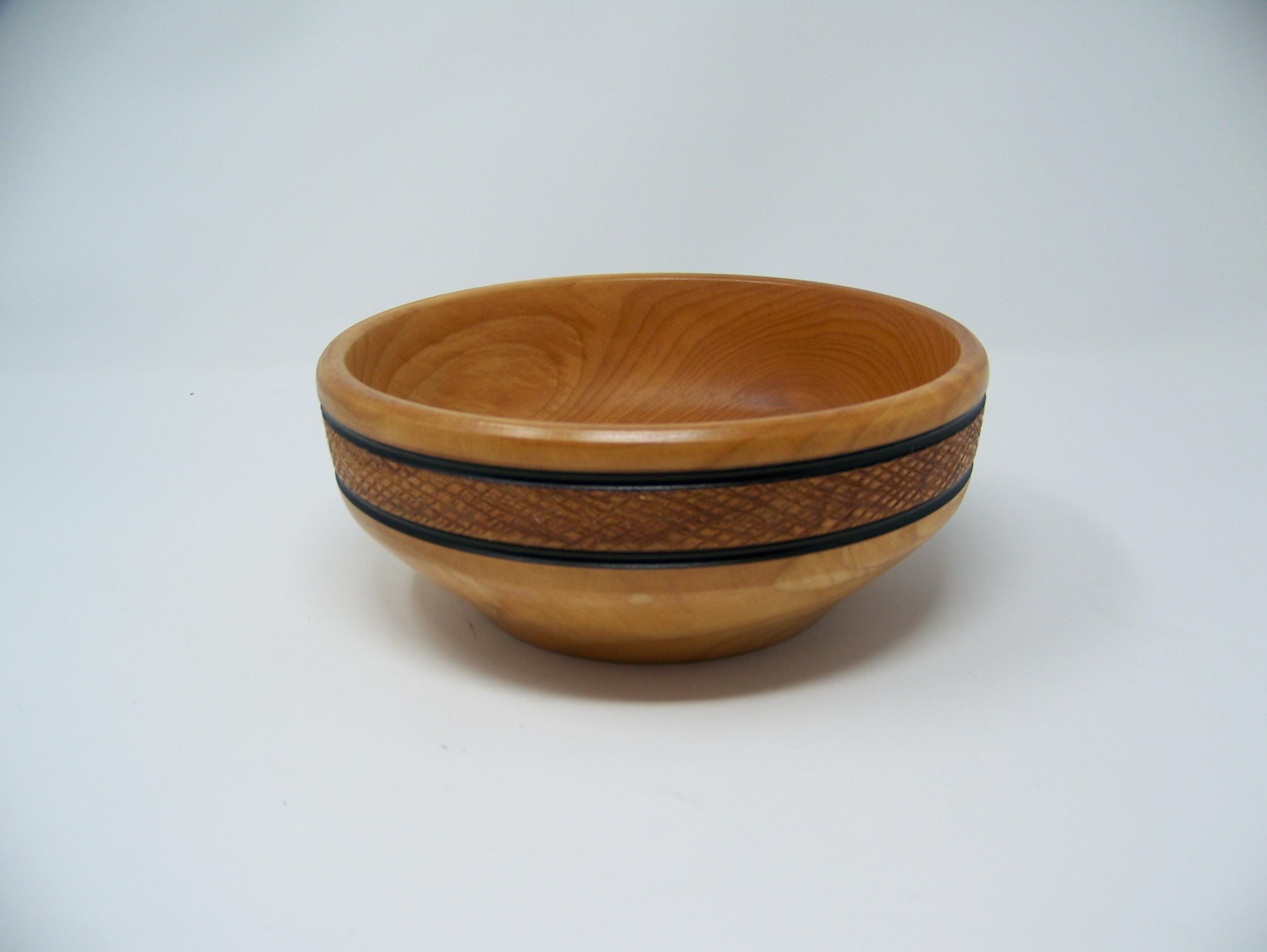 Alder Bowl with detailing