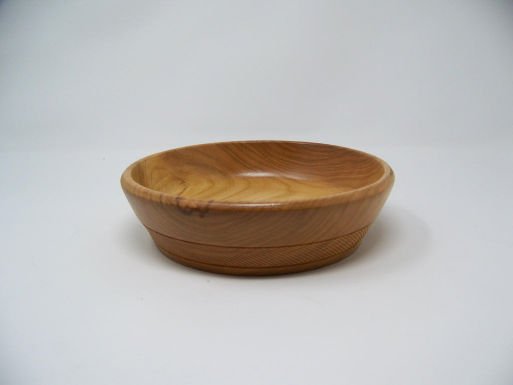 Cherry Bowl with detailing - Lathe Turned