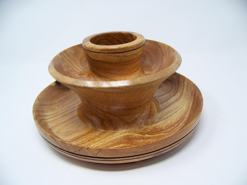 Oak Desk Top Organizer - 3 tier with detailing