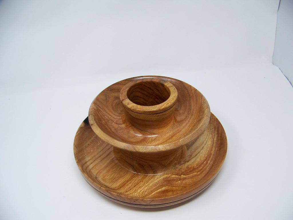 Oak Desk Top Organizer - 3 tier with detailing