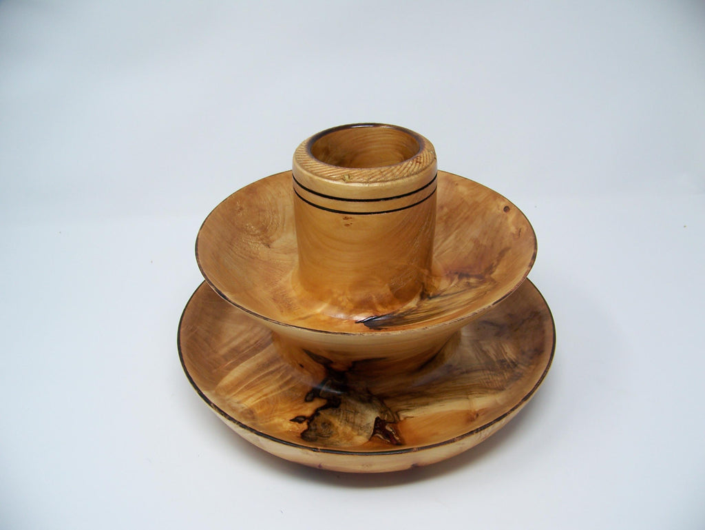 Willow Desk Top Organizer - 3 Tier - Lathe Turned
