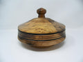 Black Walnut - Canister/Cookie Jar  - Bowl with lid - detailing - Lots of detailing.