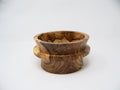 Spalted Oak bowl in a unique design - lathe turned