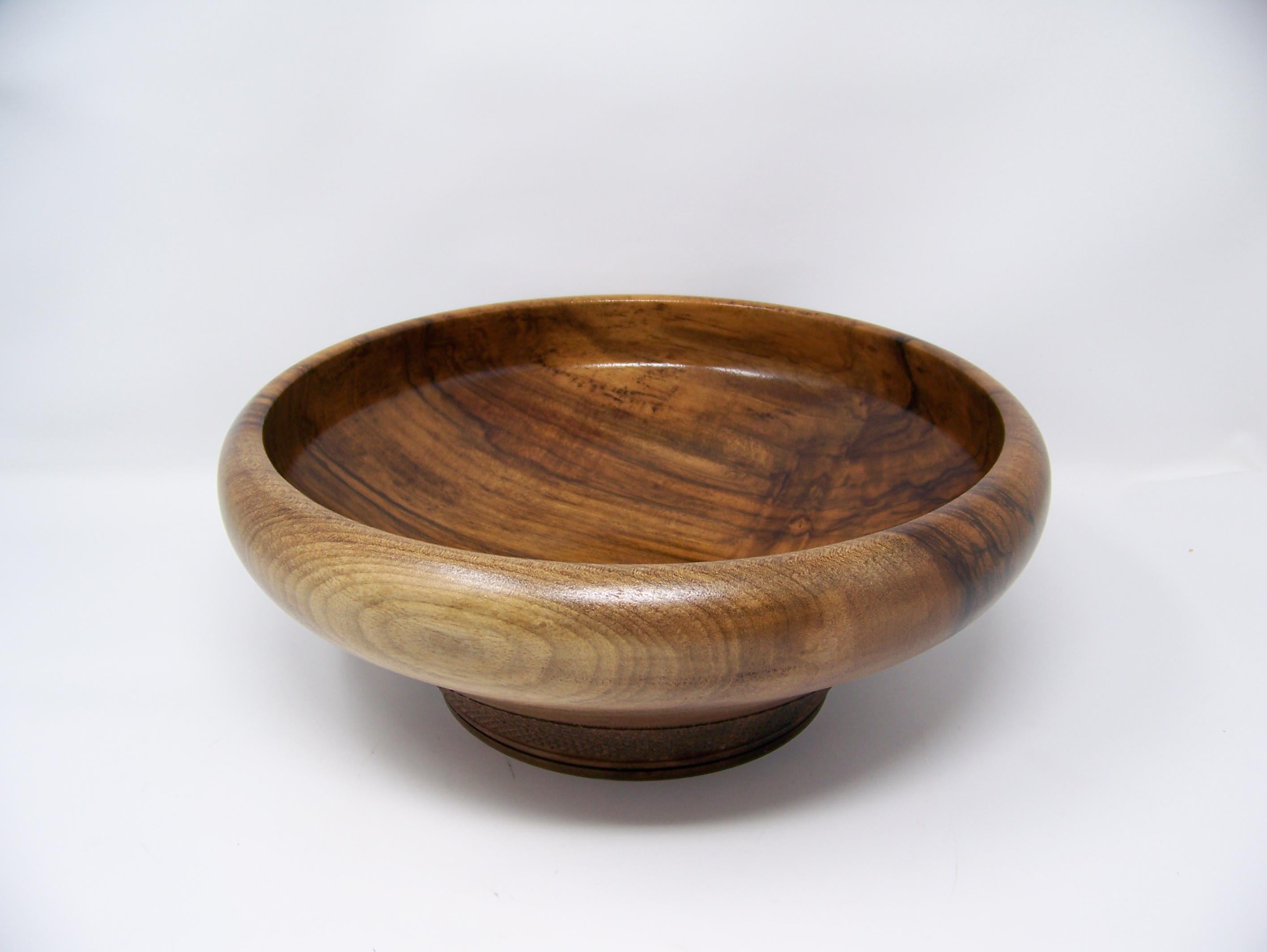 Black Walnut bowl - lathe turned