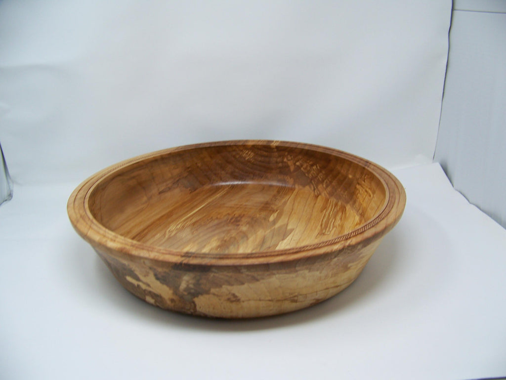 Spalted Maple Large Bowl with details