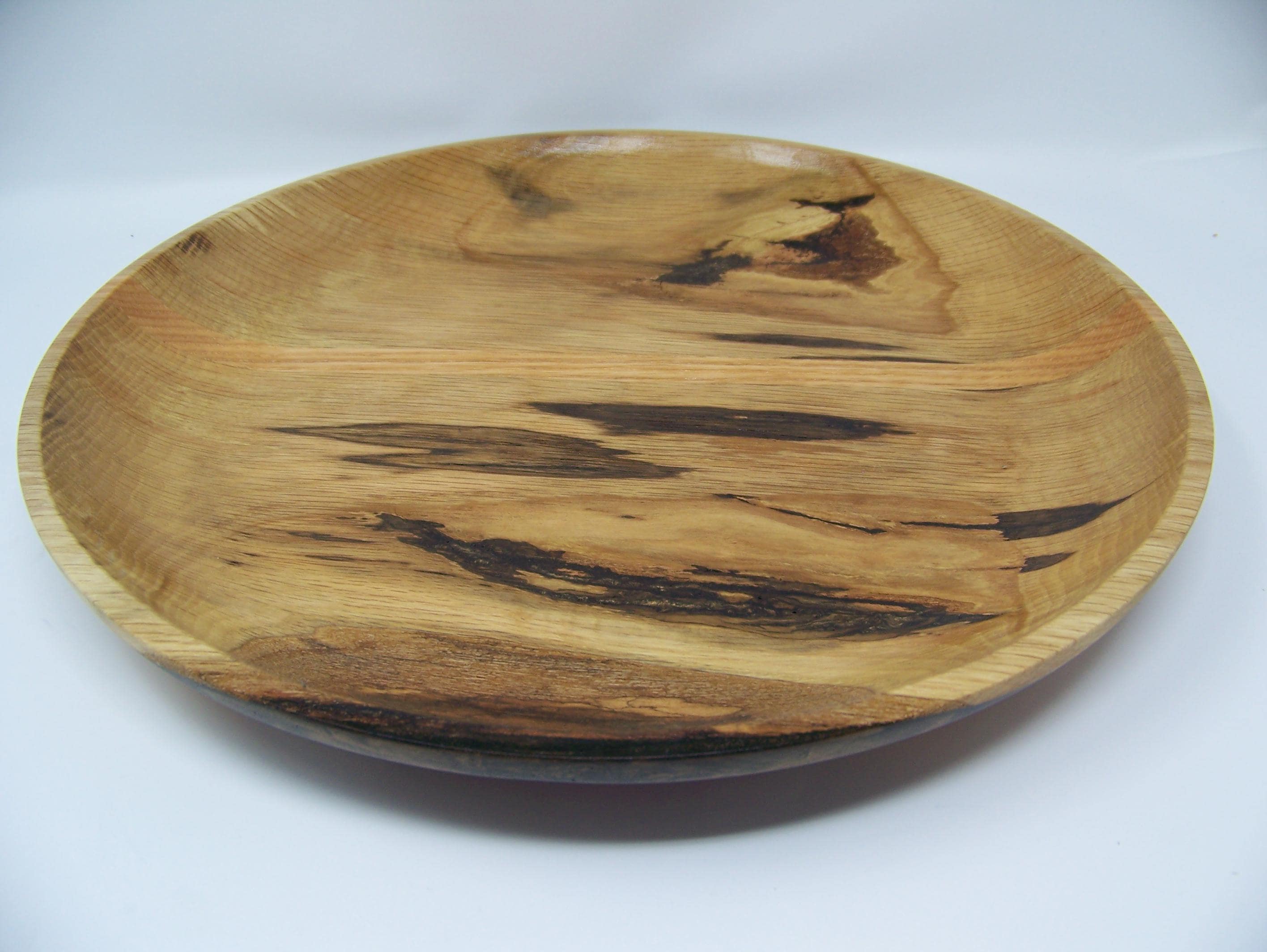 Oak - Platter - Serving Dish with brown epoxy inlay.