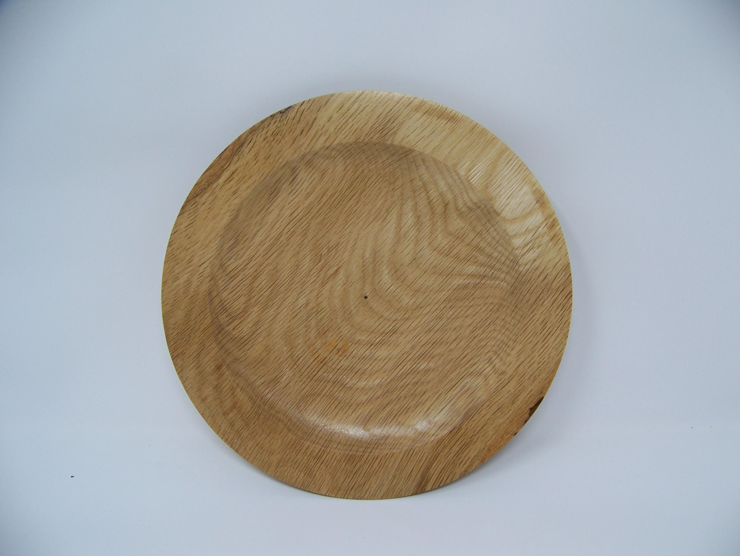 Oak Plate (small) - lathe turned